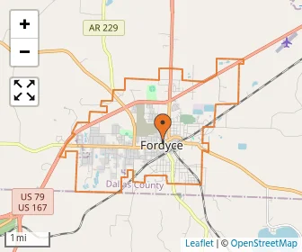 Area schools map