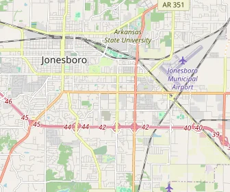 Area schools map