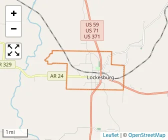 Area schools map