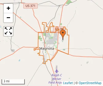 Area schools map