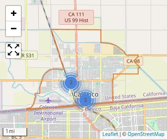 Area schools map