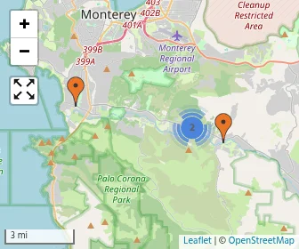Area schools map
