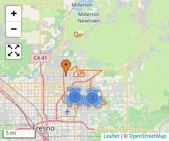 Area schools map