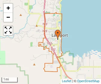 Area schools map