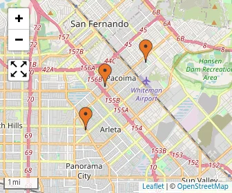 Area schools map