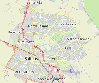 Area schools map
