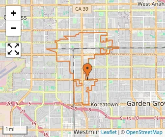 Area schools map