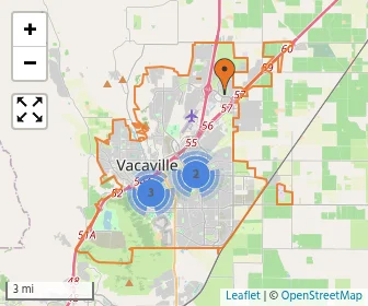 Area schools map
