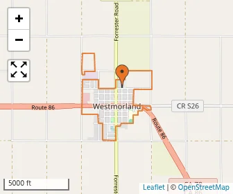 Area schools map