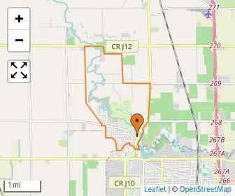 Area schools map