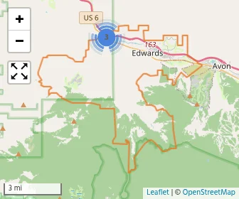Area schools map