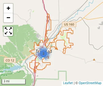 Area schools map