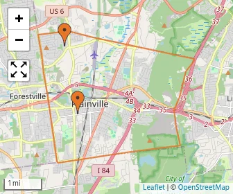 Area schools map
