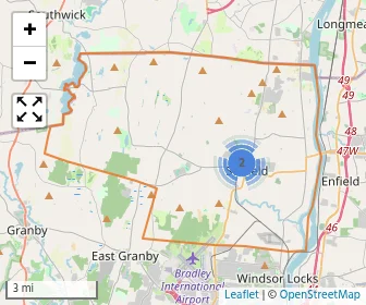 Area schools map