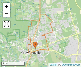 Area schools map