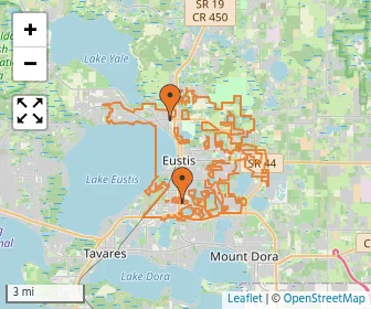 Area schools map