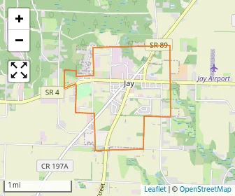 Area schools map