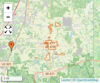 Area schools map