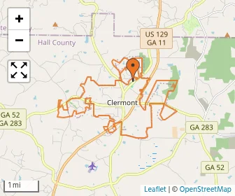 Area schools map