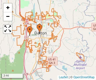 Area schools map