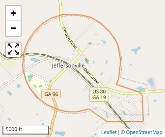 Area schools map