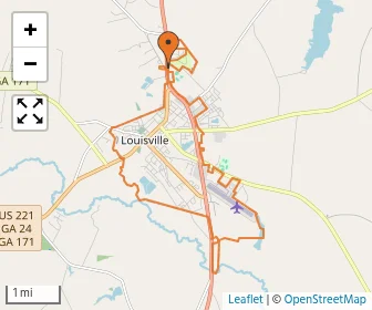 Area schools map