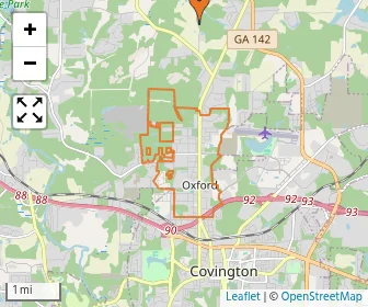 Area schools map