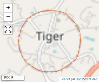 Area schools map