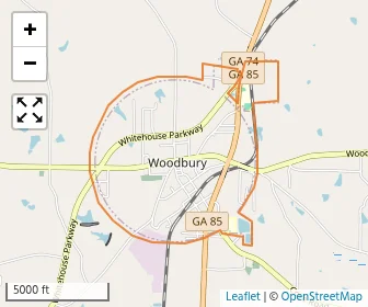 Area schools map