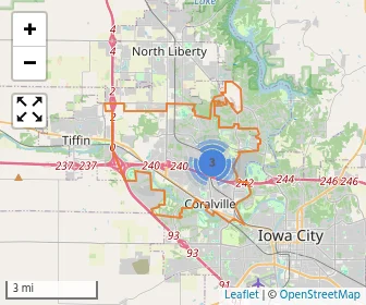 Area schools map