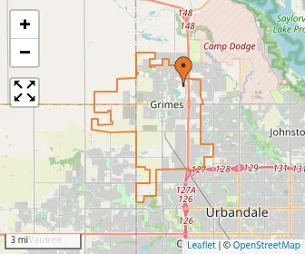 Area schools map