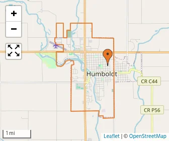 Area schools map