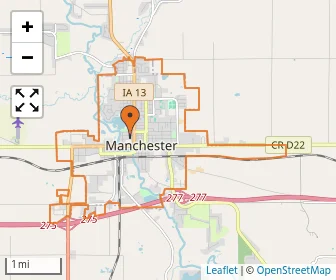 Area schools map
