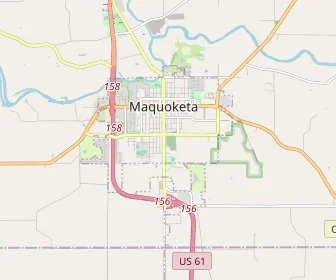 Area schools map