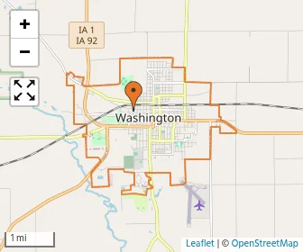 Area schools map