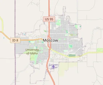 Area schools map