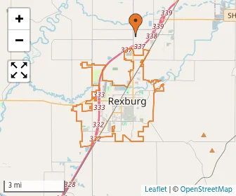 Area schools map