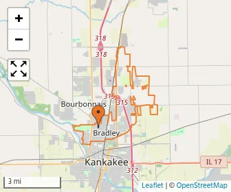 Area schools map