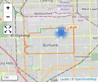 Area schools map