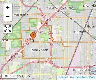 Area schools map