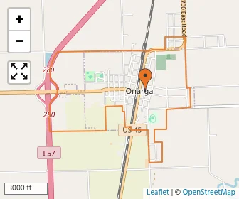 Area schools map