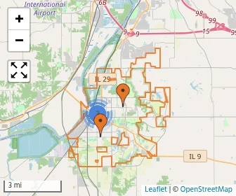 Area schools map