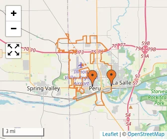 Area schools map