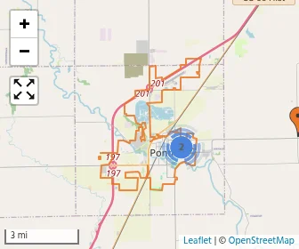 Area schools map