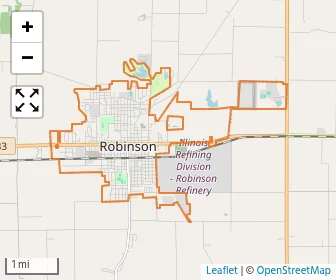 Area schools map