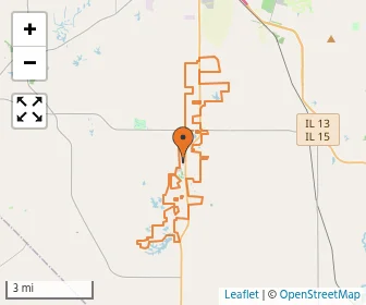 Area schools map