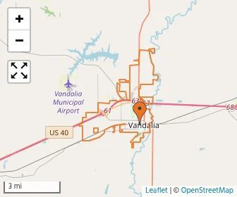 Area schools map