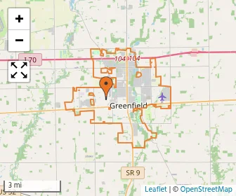 Area schools map