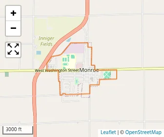 Area schools map