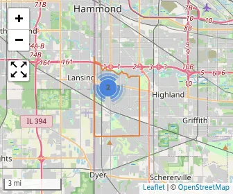 Area schools map